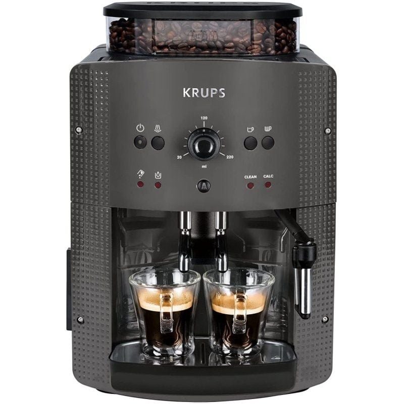 Cafetera Expreso Krups Essential/ 1450W/ 15 Bares/ Gris